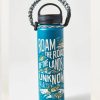 Bottles * | United By Blue Land Unknown 22Oz Stainless Steel Bottle Teal