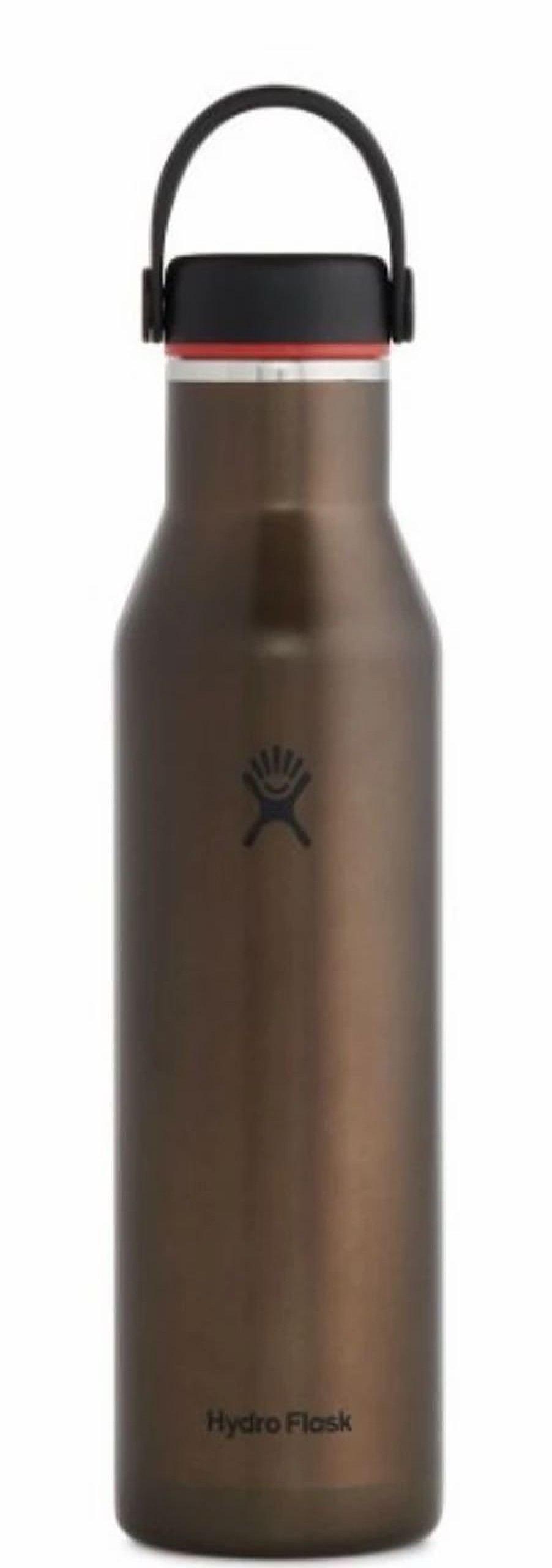 Bottles * | Hydro Flask 21Oz Wide Mouth Lightweight Flex Cap Bottle Obsidian