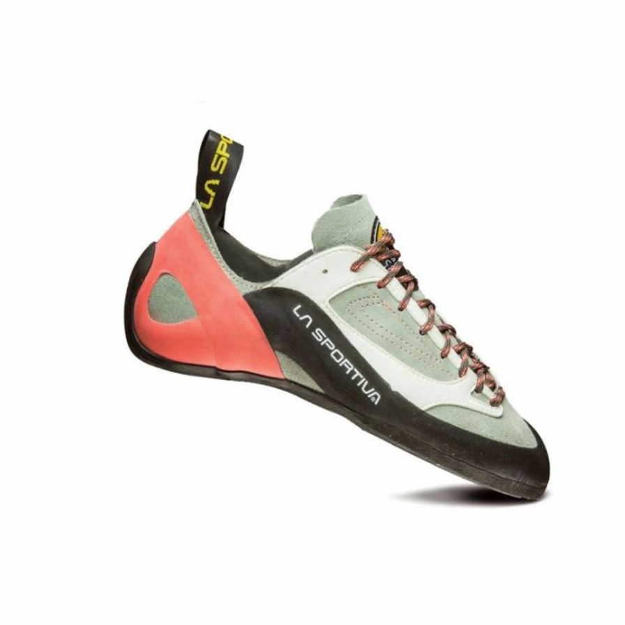 Rock And Snow * | La Sportiva Women'S Finale Climbing Shoe Grey/Coral