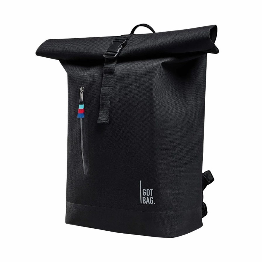 Backpacks * | Gotbag Rolltop Lite Black