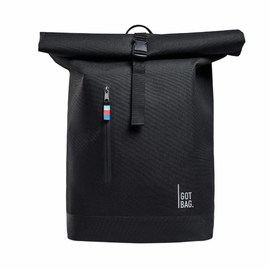 Backpacks * | Gotbag Rolltop Lite Black