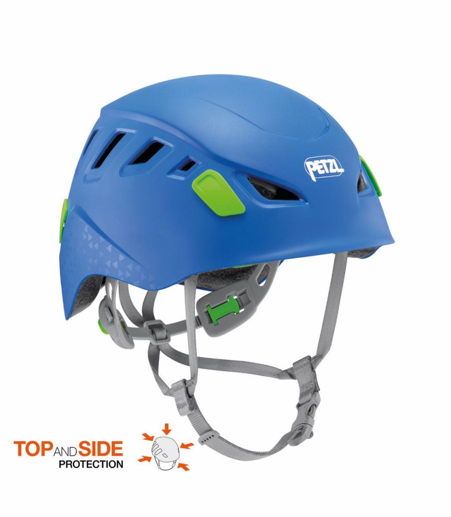 Rock And Snow * | Petzl Kids' Picchu Climbing Helmet Blue