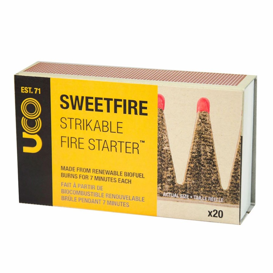 Backpacks * | Uco Sweetfire Strikable Fire Starter Yellow