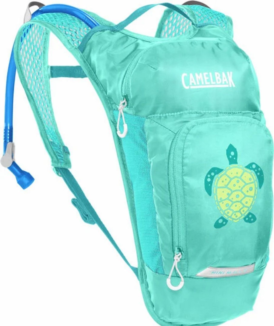 Backpacks * | Camelbak Kids' Mini M.U.L.E. 50 Oz Hydration Pack Turquoise/Turtle