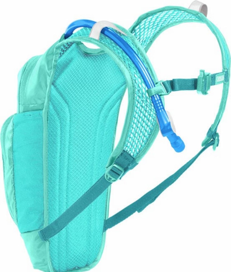 Backpacks * | Camelbak Kids' Mini M.U.L.E. 50 Oz Hydration Pack Turquoise/Turtle