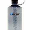 Bottles * | Nalgene 32Oz Narrow Mouth Sustain Water Bottle Gray