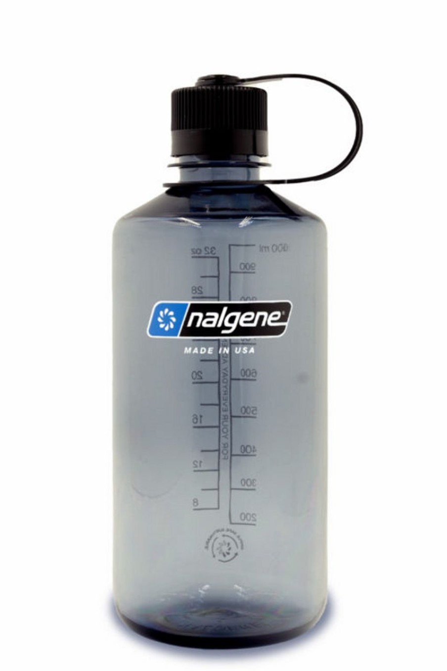 Bottles * | Nalgene 32Oz Narrow Mouth Sustain Water Bottle Gray